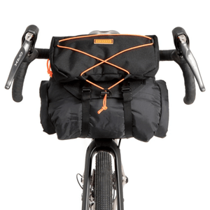 Restrap Bicycle Barbag 17 L / Black/Orange Bikepacking Barbag + Food Pouch + Dry Bag RES-BB7-STD-BLK