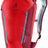 Deuter Road One in Cherry Masala, red cycling backpack with reflective strips