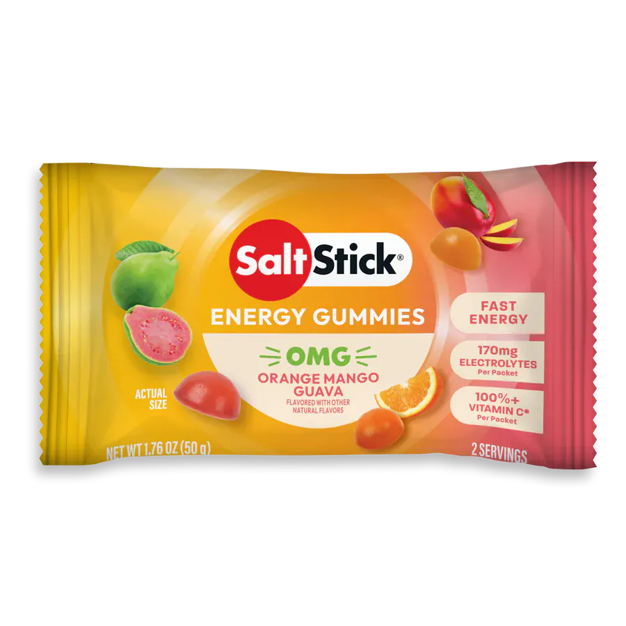 SaltStick Energy Chews Single / OMG! (Orange Mango Guava) Energy Gummies SS-10-6060