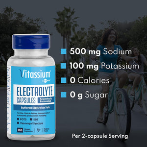 SaltStick Nutrition Supplement Vitassium Electrolyte Capsules