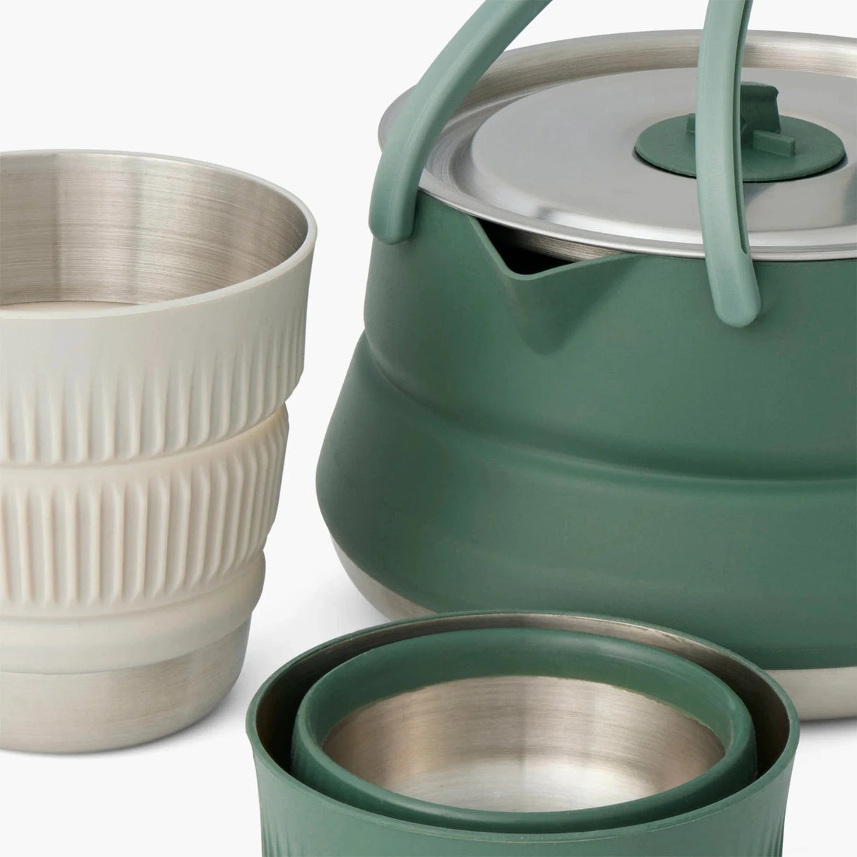 Sea to Summit Cook Set Detour Stainless Steel Kettle Cook Set - [3 Piece] ACK026031-122102