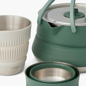 Sea to Summit Cook Set Detour Stainless Steel Kettle Cook Set - [3 Piece] ACK026031-122102