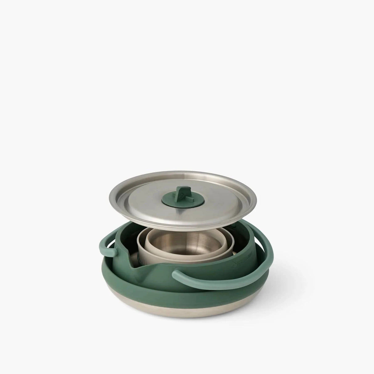 Sea to Summit Cook Set Detour Stainless Steel Kettle Cook Set - [3 Piece] ACK026031-122102