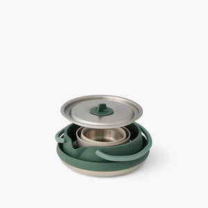 Sea to Summit Cook Set Detour Stainless Steel Kettle Cook Set - [3 Piece] ACK026031-122102