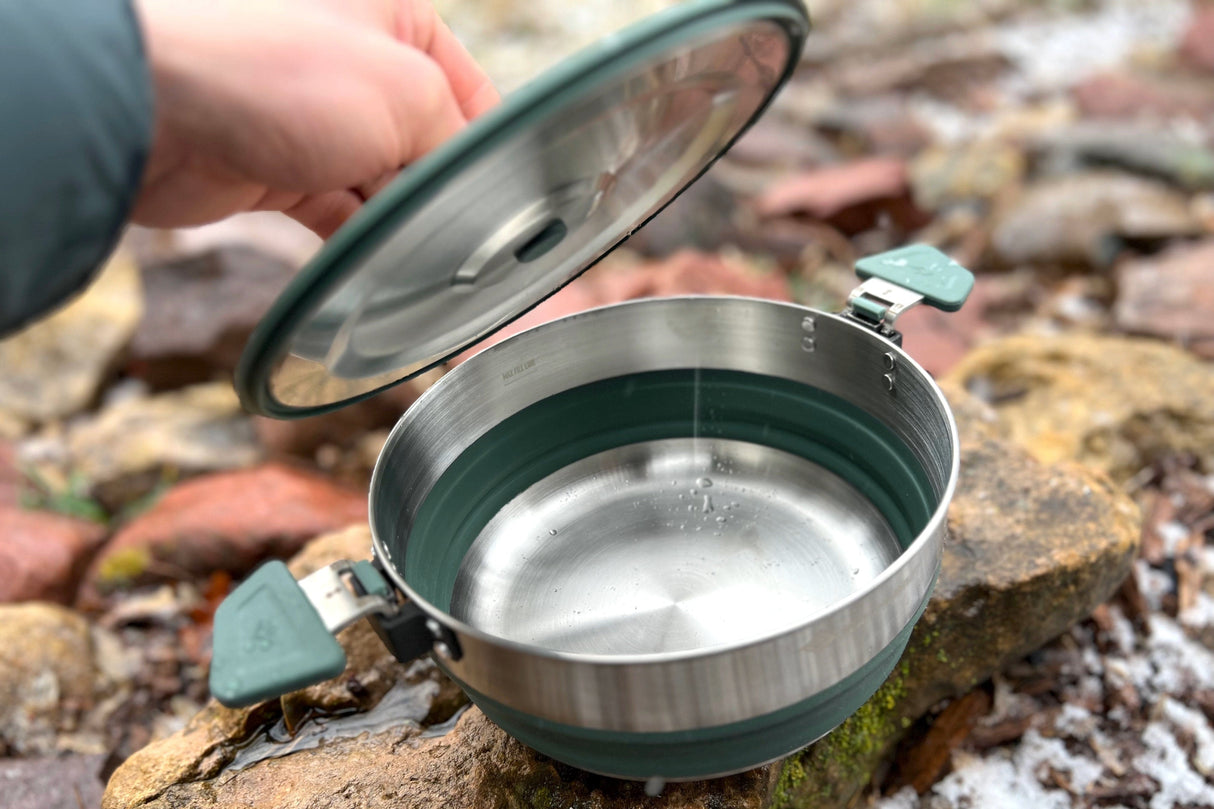 Sea to Summit Cook Set Detour Stainless Steel One Pot Cook Set - [5 Piece] 3L Pot ACK026031-122103