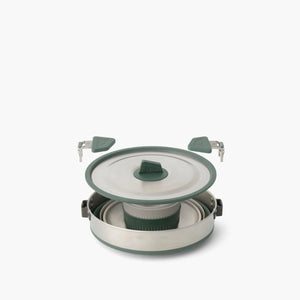 Sea to Summit Cook Set Detour Stainless Steel One Pot Cook Set - [5 Piece] 3L Pot ACK026031-122103