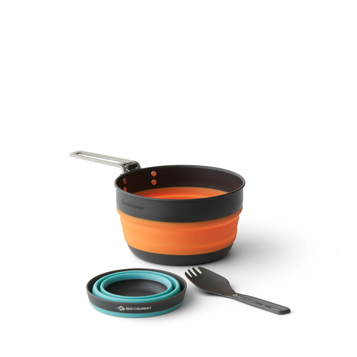 Sea to Summit Cook Set Frontier UL Collapsible One Pot Cook Set - [3 Piece] 1L Pot ACK025031-122107