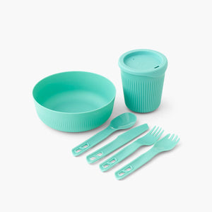 Sea to Summit Dinnerware Set Aqua Sea Passage Dinnerware Set (6 Piece) ACK037051-120215