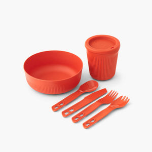 Sea to Summit Dinnerware Set Spicy Orange Passage Dinnerware Set (6 Piece) ACK037051-120816