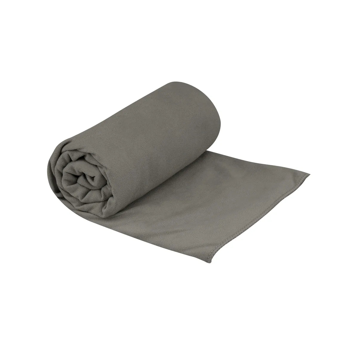 Sea to Summit Drylite Towel in Beluga, Large, rolled up