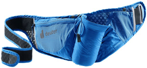 Deuter Shortrail II running belt in Neptune blue with bottle holster