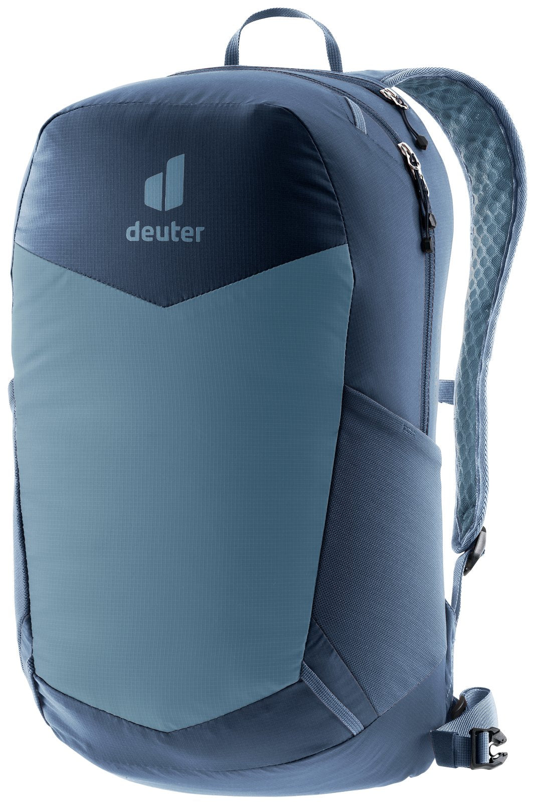 Deuter Speed Lite 17 in Atlantic Ink, navy daypack with a slate blue front panel