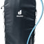 Deuter Streamer Thermo Bag 3.0 L in Black, insulated sleeve with a bladder drink tube running out the top