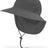 Ultra Adventure Storm Hat in Shadow grey with neck cape and chinstrap, front view