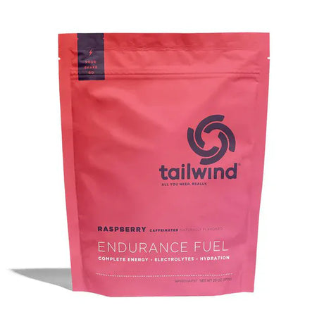Tailwind Nutrition Sports Drinks Medium (30 servings) / Raspberry - Caffeinated Endurance Fuel Drink Mix EF RC 30 SERVE
