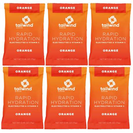 Tailwind Nutrition Sports Drinks Pack of 6 / Orange Rapid Hydration Drink 85003921116-6