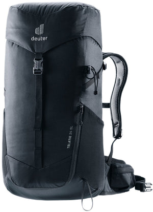 Deuter Telatie 24 SL women's hiking daypack in Black, front three-quarter view