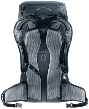 Back of the Deuter Telatie 24 SL showing the Airstripes back pads and hip belt