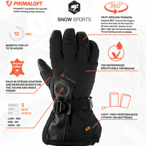 Therm-ic Heated Gloves Ultra Heat Boost Gloves Men