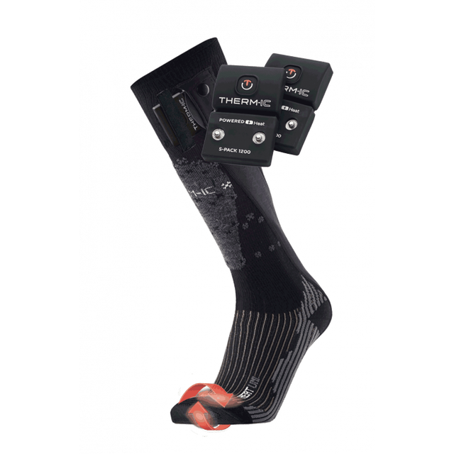 Therm-ic Heated Socks Heat Fusion Uni + S-pack 1200