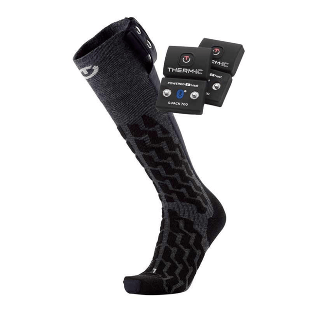 Therm-ic Heated Socks Powersocks Heat Fusion Uni + S-pack 700 BT