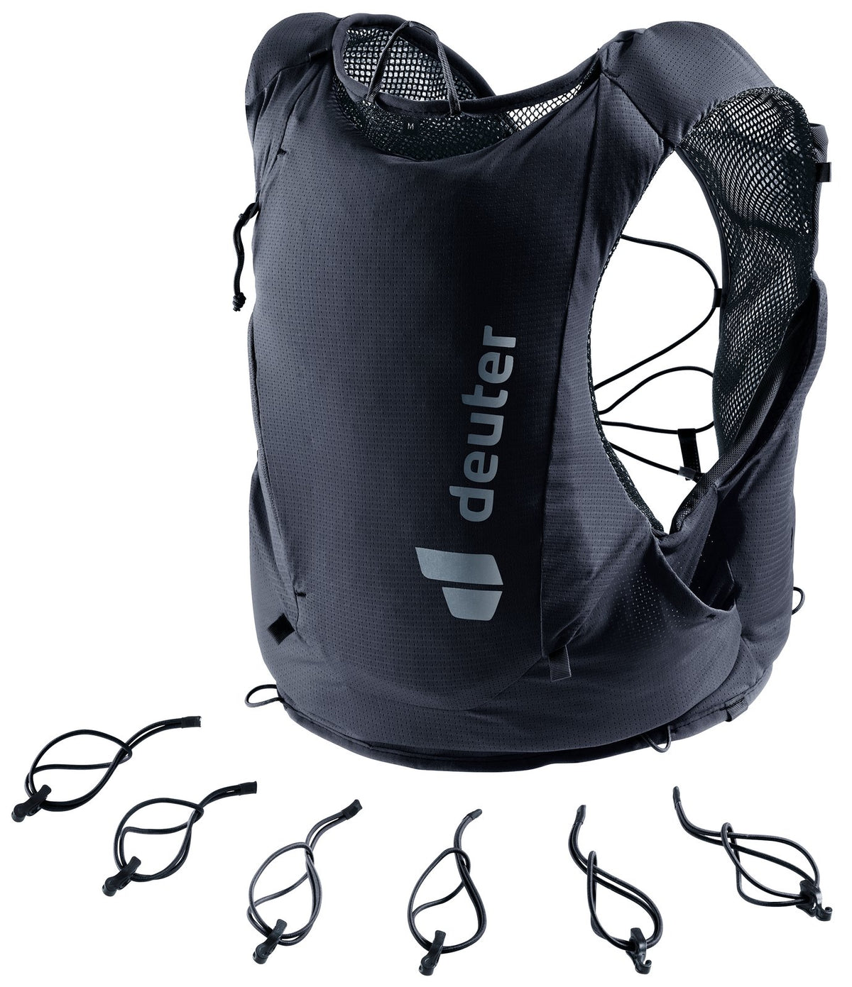 Deuter Traick 5 with its modular bungee cords laid out in front