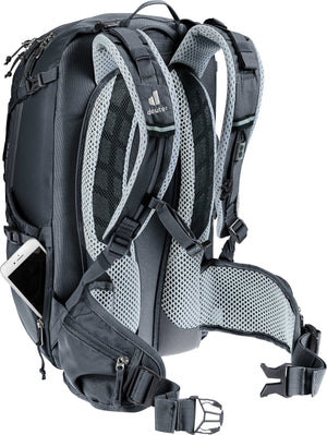 Deuter Trans Alpine 22 SL with a phone in the side smartphone pocket