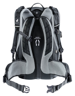 Back of the Deuter Trans Alpine 22 SL showing the Airstripes back pads and hip fins