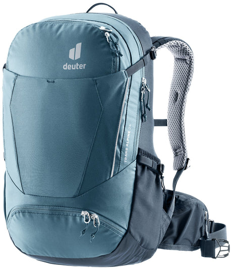 Deuter Trans Alpine 24 in Atlantic Ink, slate blue bike backpack