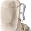 Deuter Trans Alpine 28 SL in Alu Greystone, sand-coloured bike pack