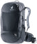 Deuter Trans Alpine 30 bike touring backpack in Black, front three-quarter view
