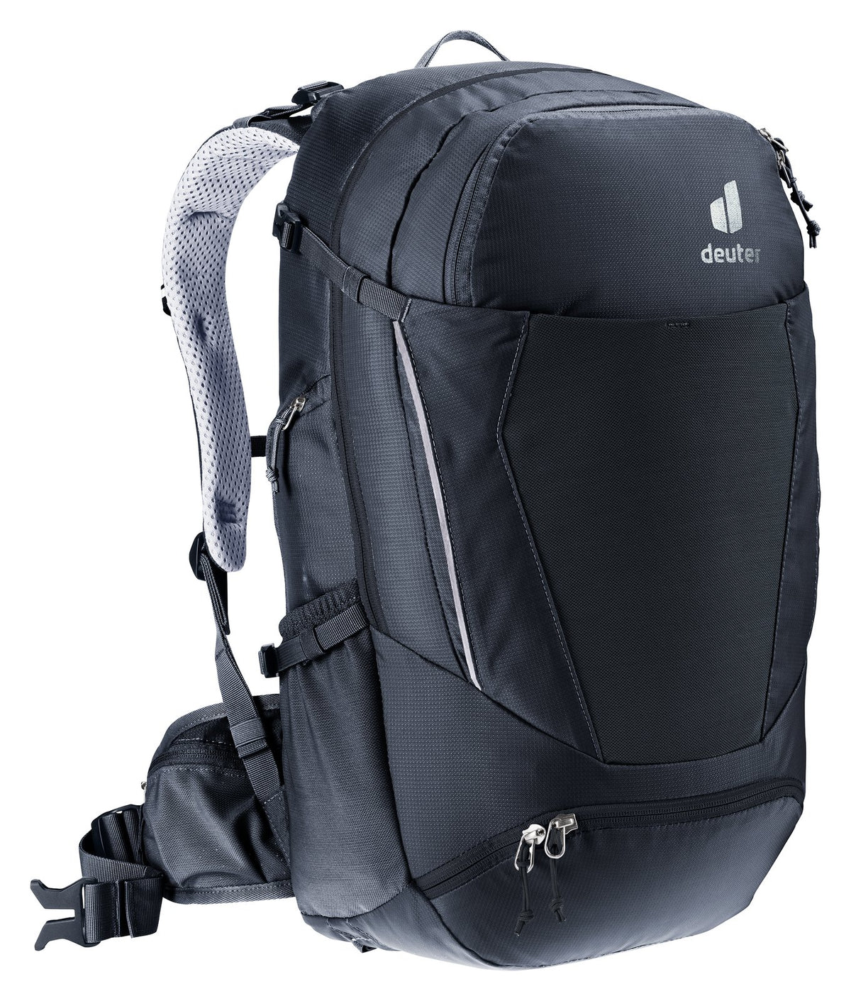 Deuter Trans Alpine 30 in Black, three-quarter view from the other side