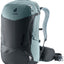 Deuter Trans Alpine Pro 28 bike backpack in Graphite Shale, blue-grey and charcoal, front view