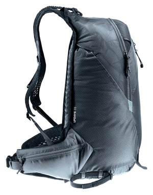 Deuter Updays 26 side profile showing the slim body and hip fin