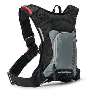 USWE Hydration Pack Black/Gray Raw 3L Dirt Biking Hydration US2033401