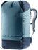 Deuter Utilion 30 in Atlantic Ink, light blue roll-top pack with navy base