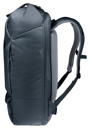 Deuter Utilion 30 side view showing the slim 18 cm depth