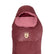Nemo Tempo women's sleeping bag in Chocolate maroon with Rose pink hood lining