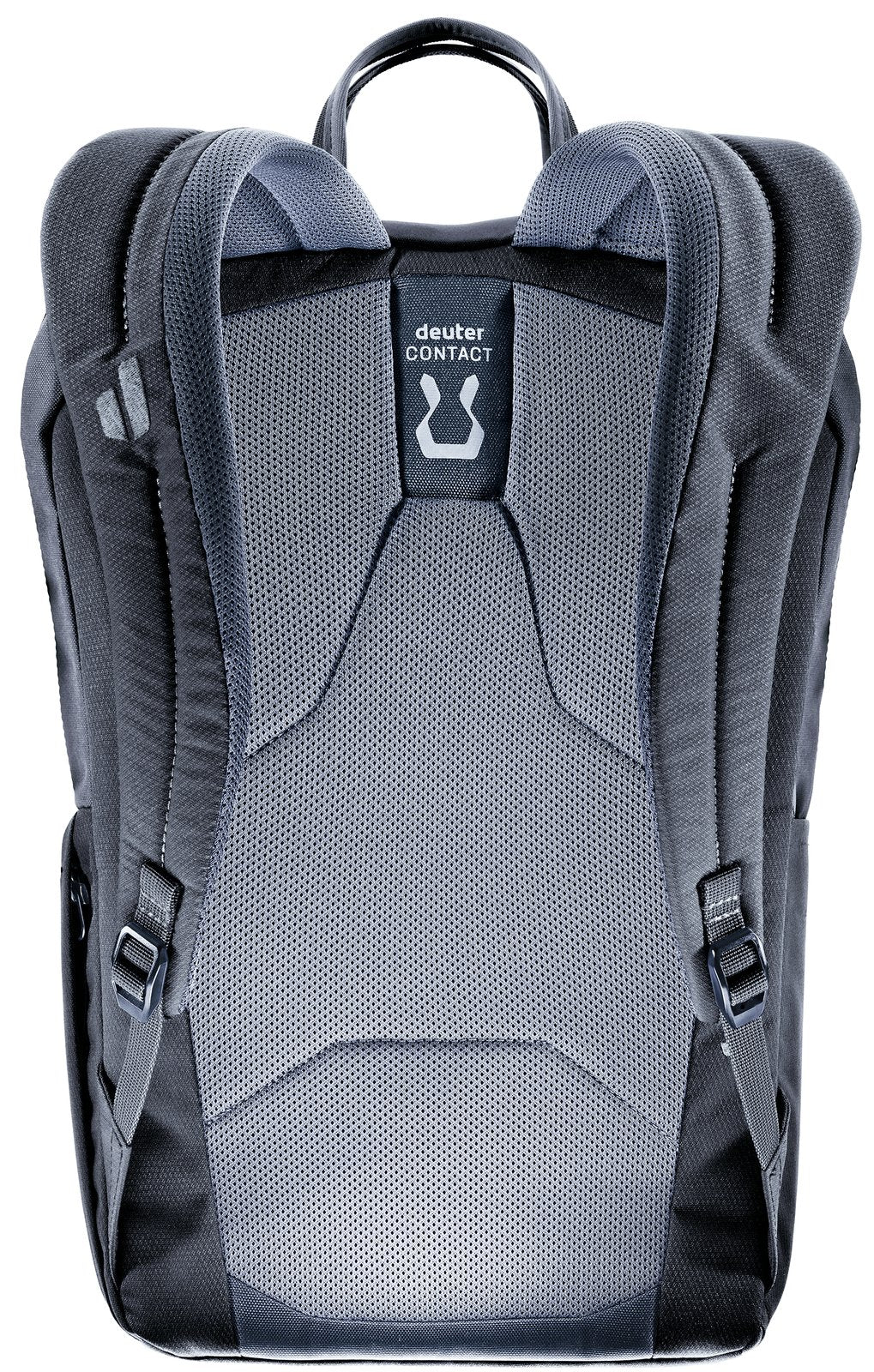 Back of the Deuter Vista showing the padded Contact back panel