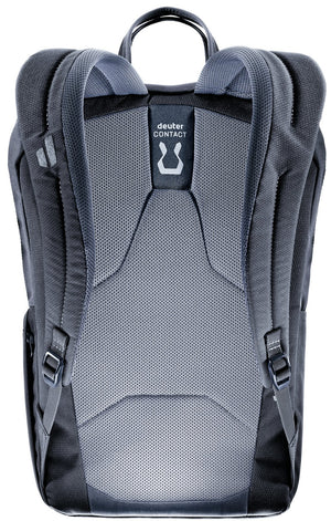Back of the Deuter Vista showing the padded Contact back panel