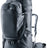 Deuter Voyager 60+10 SL women's travel backpack in Black with daypack docked on the front