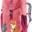 Deuter Waldfuchs 14 in Dahlia Raspberry, pink kids' backpack with fox print