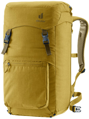 Deuter Walker 24 in Kelp, a mustard yellow everyday backpack