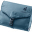 Deuter Wash Bag I in Atlantic, slate blue toiletry bag, folded closed