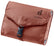 Deuter Wash Bag I in Caspia, rust red toiletry bag, folded closed