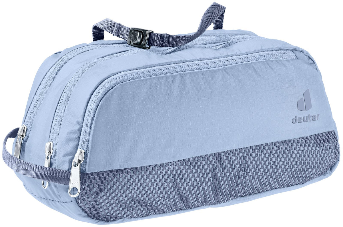 Deuter Wash Bag Tour III in Polar Bluejay, pale lavender-blue toiletry bag