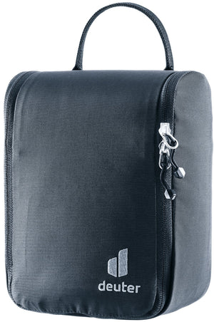Deuter Wash Center I toiletry bag in Black, closed, with carry handle