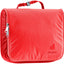 Deuter Wash Center Lite I in Poppy Crimson, bright red toiletry bag
