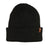 XTM Performance Beanie Black Ace Knitted Brim Hat Beanie HM043-BLK