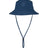 XTM Highland bucket hat in Slate Blue with wide brim, XTM patch and adjustable chin strap